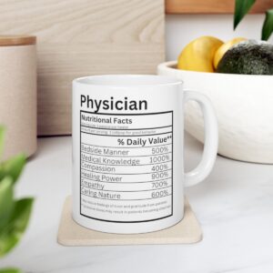 Physician Nutritional Facts Mug