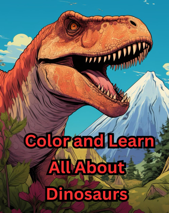 Color and Learn All About Dinosaurs