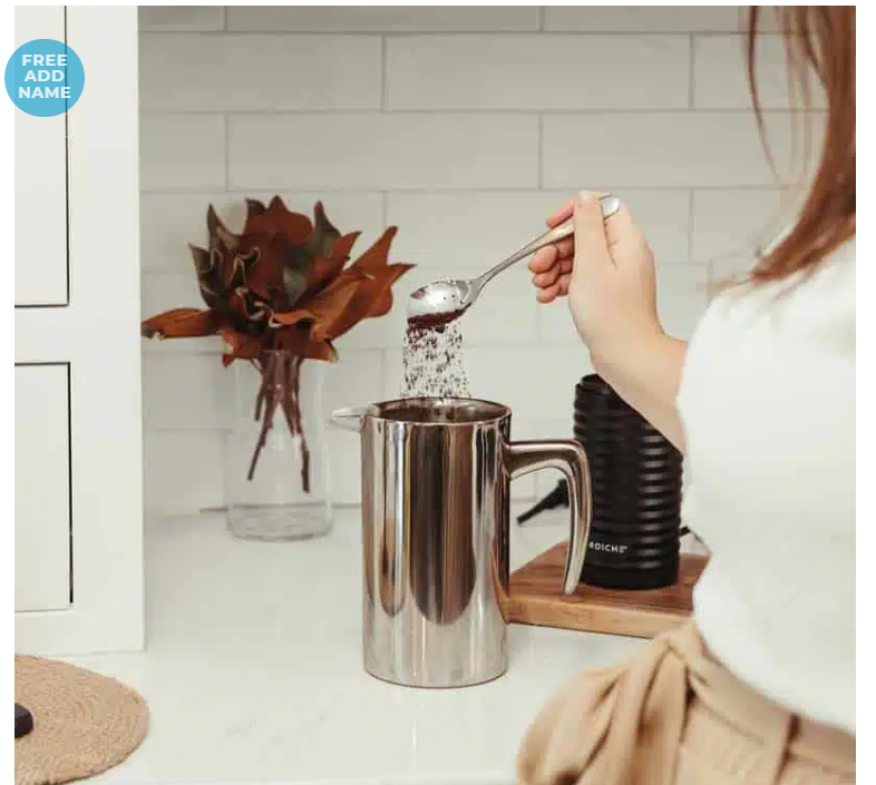 Dublin stainless steel coffee press from grosche