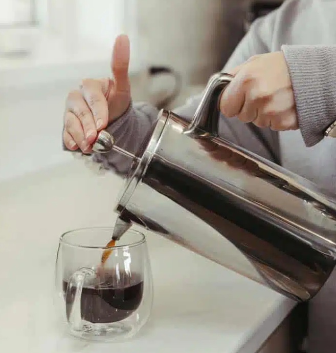 Dublin stainless steel coffee press from grosche