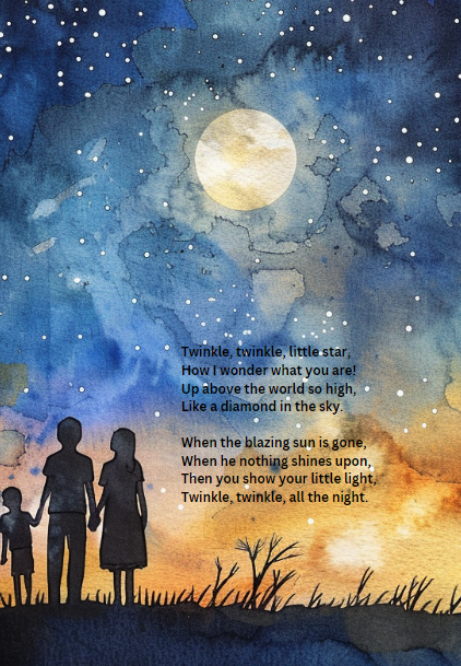 Mother goose nursery rhyme book page