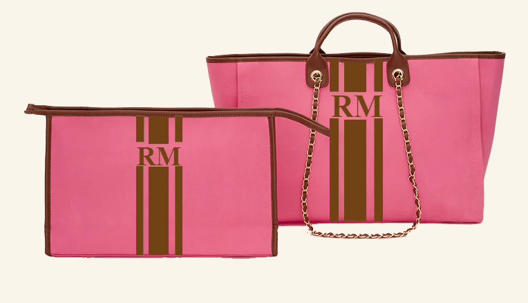 Rose Pink Tote and Ultimate Cosmetic