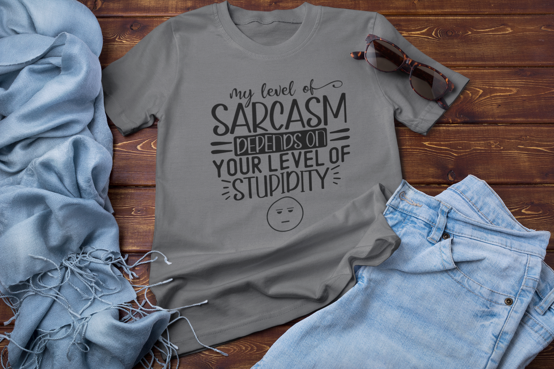 Sarcasm vs Stupidity T-Shirt
