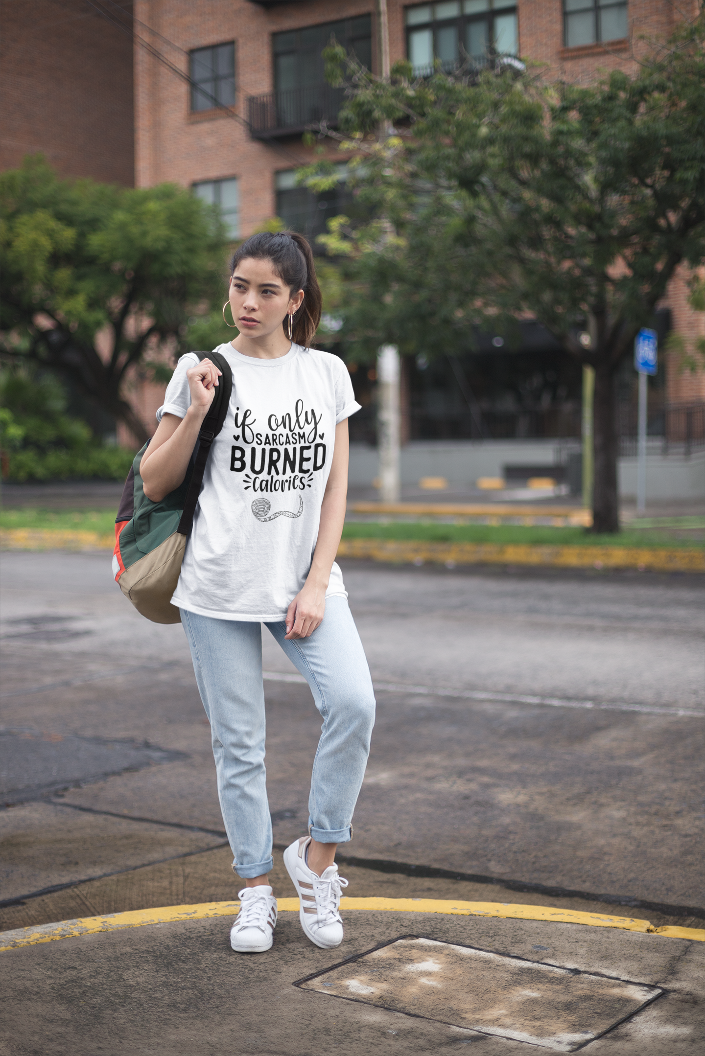 Sarcasm Burned Calories T-Shirt - Image 3