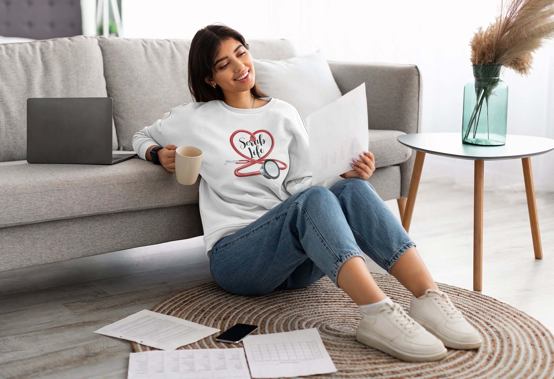 scrub life sweatshirt