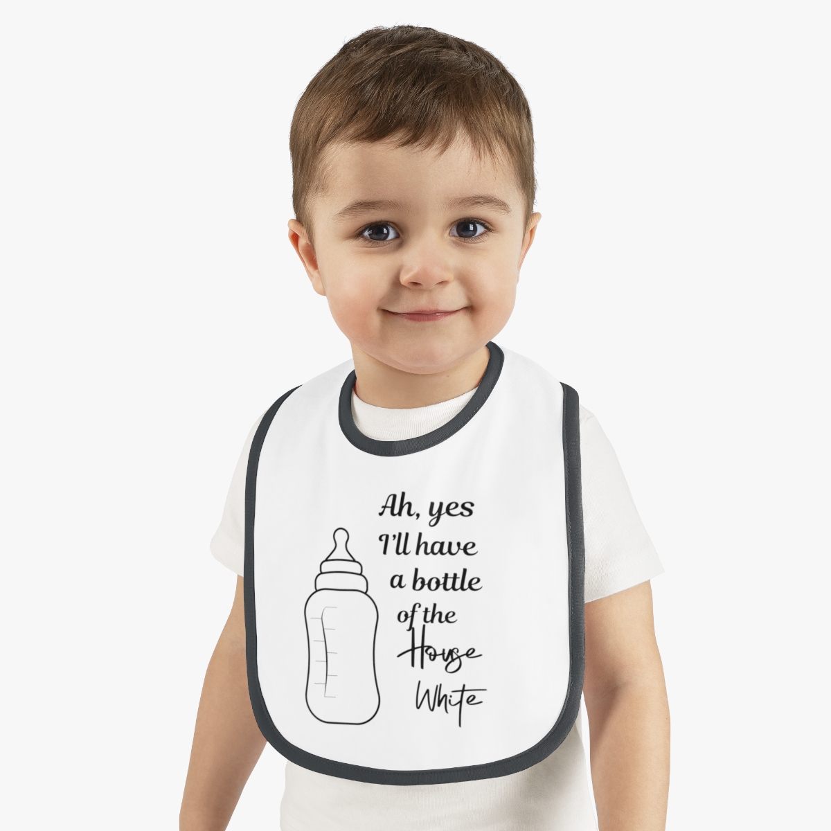 I'll Have a Bottle of the House White Bib