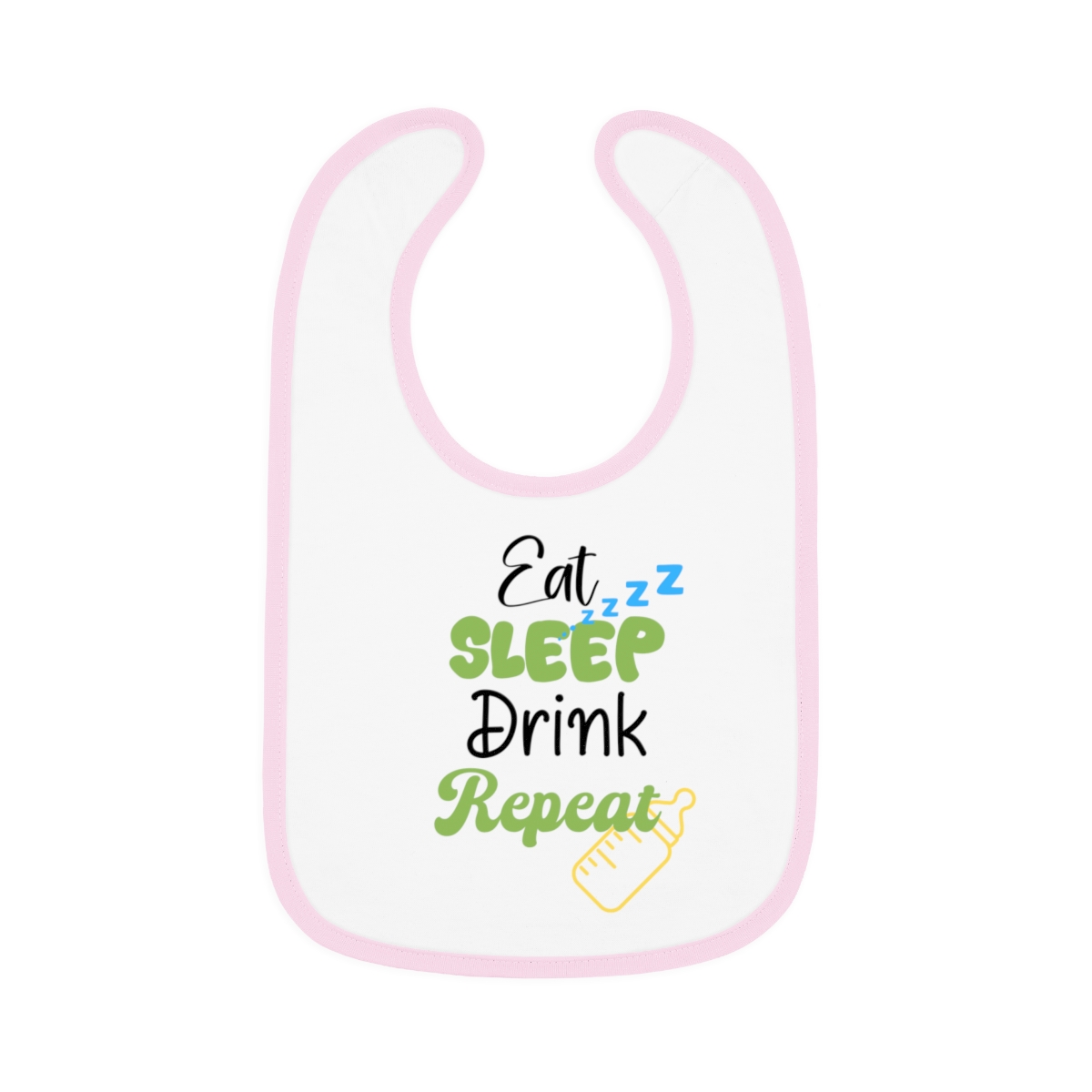 Eat Sleep Drink Repeat Bib - Image 6