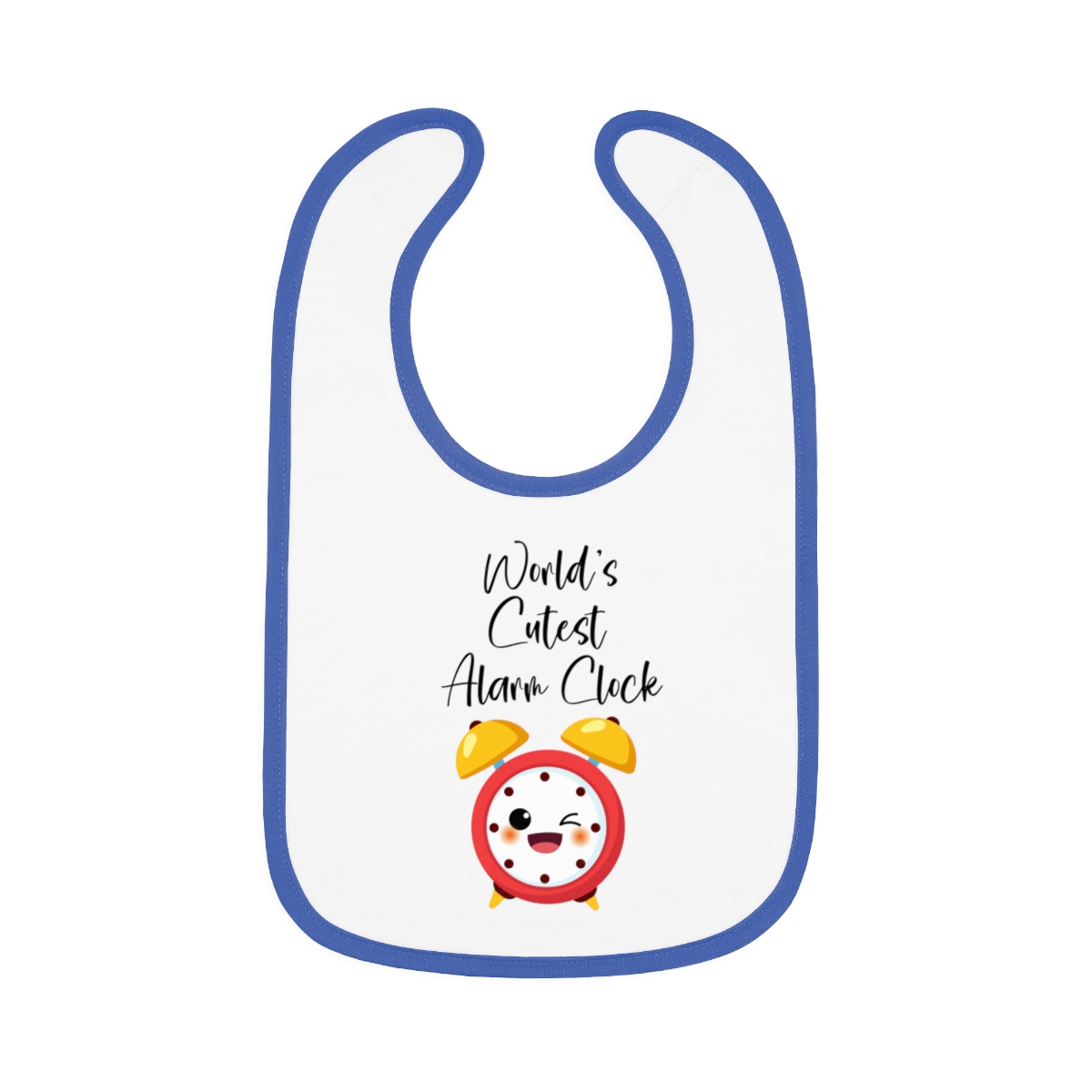 World's Cutes Alarm Clock bib - Image 2