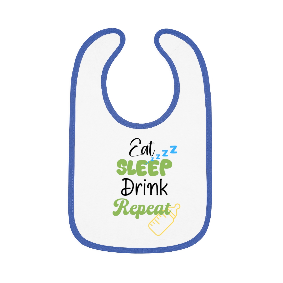 Eat Sleep Drink Repeat Bib - Image 5