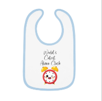 World's Cutes Alarm Clock bib - Image 6