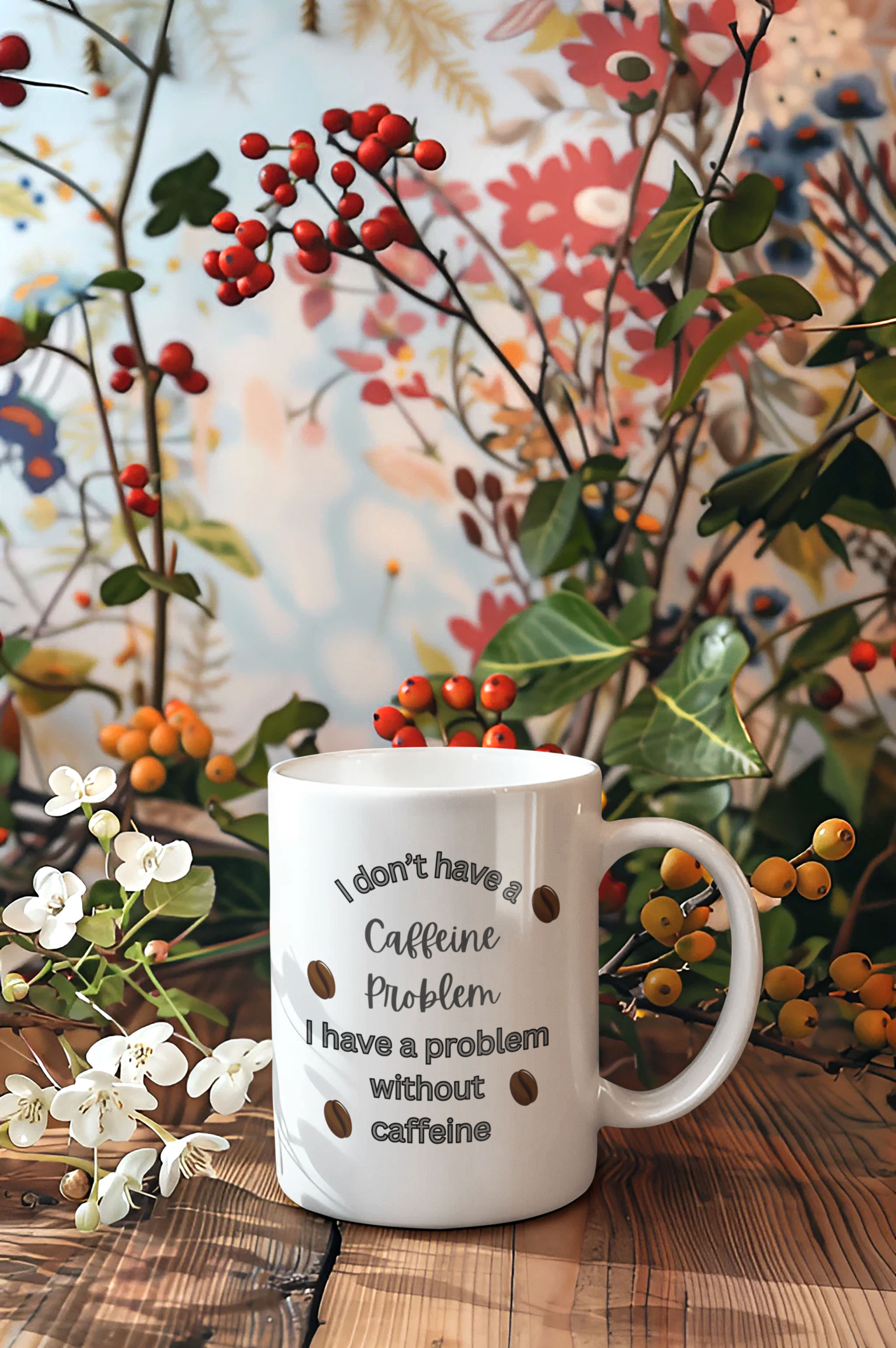 I Have a Problem Without Caffeine Mug