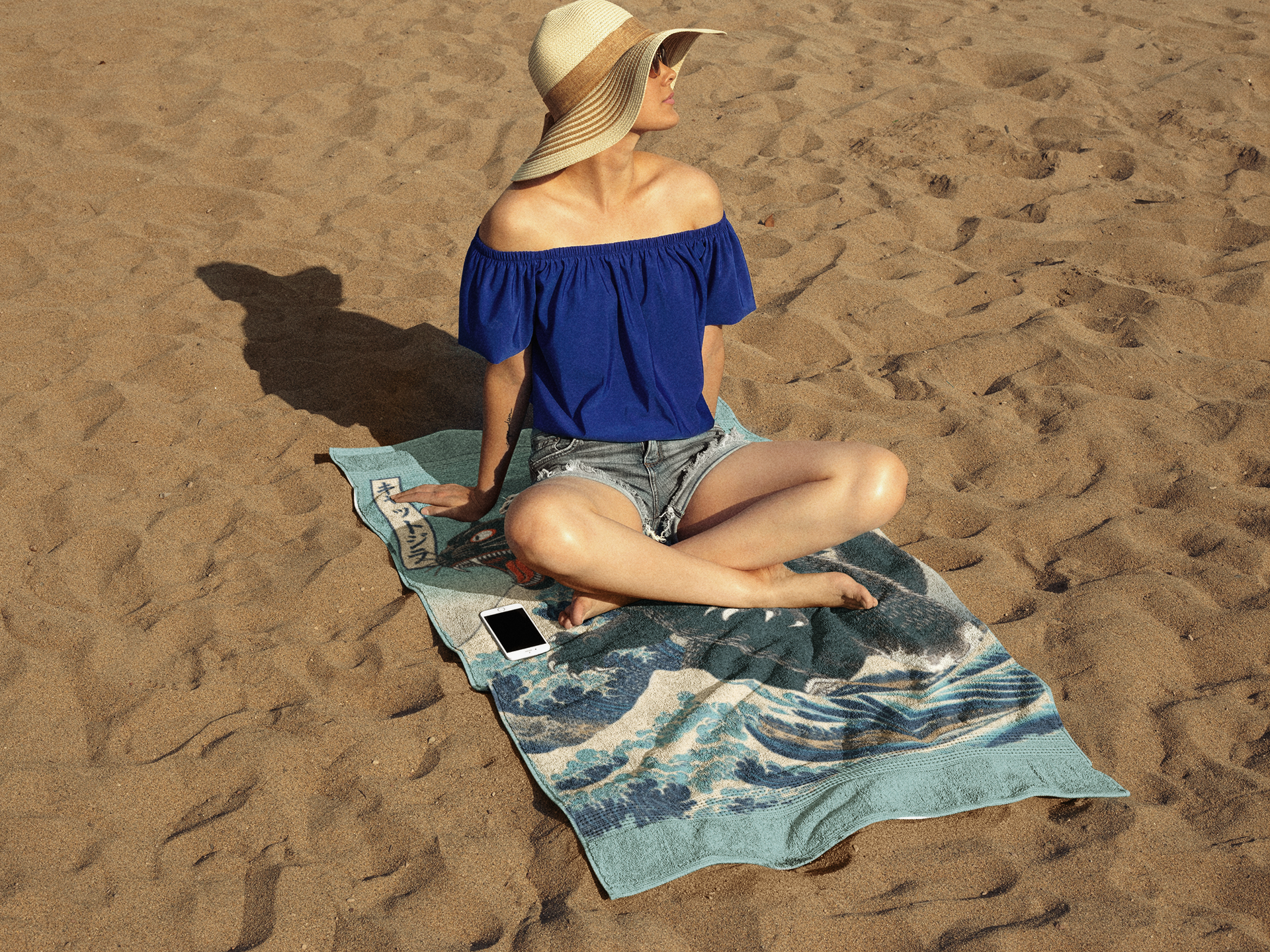 catzilla beach towel