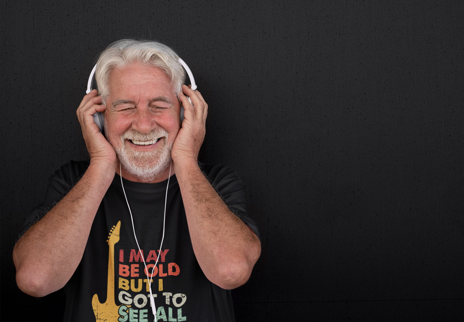 I May be Old But I Saw All the Cool Bands T-Shirt - Image 3