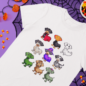 Dachshund Halloween Costume T-Shirt