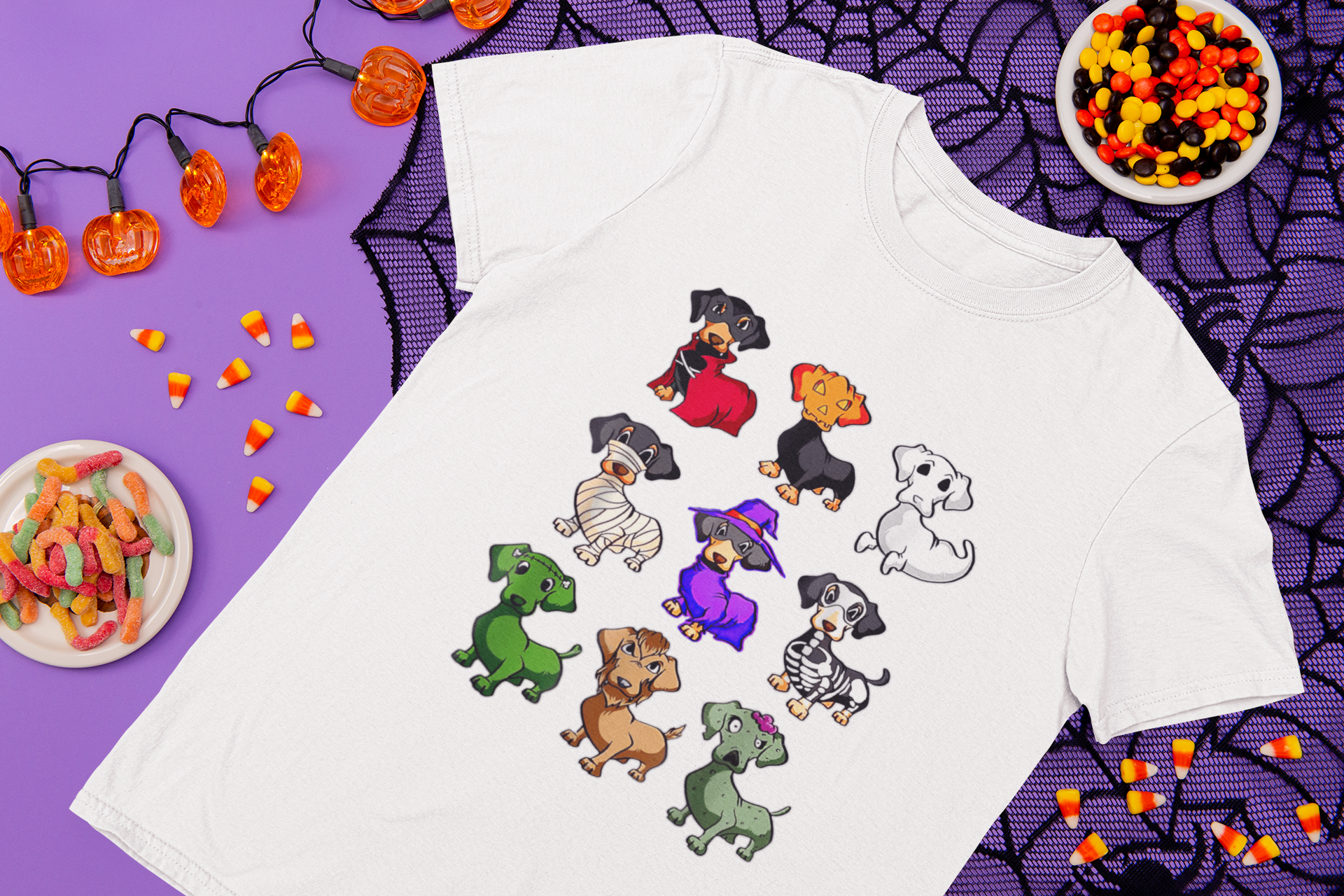 Dachshund Halloween Costume T-Shirt