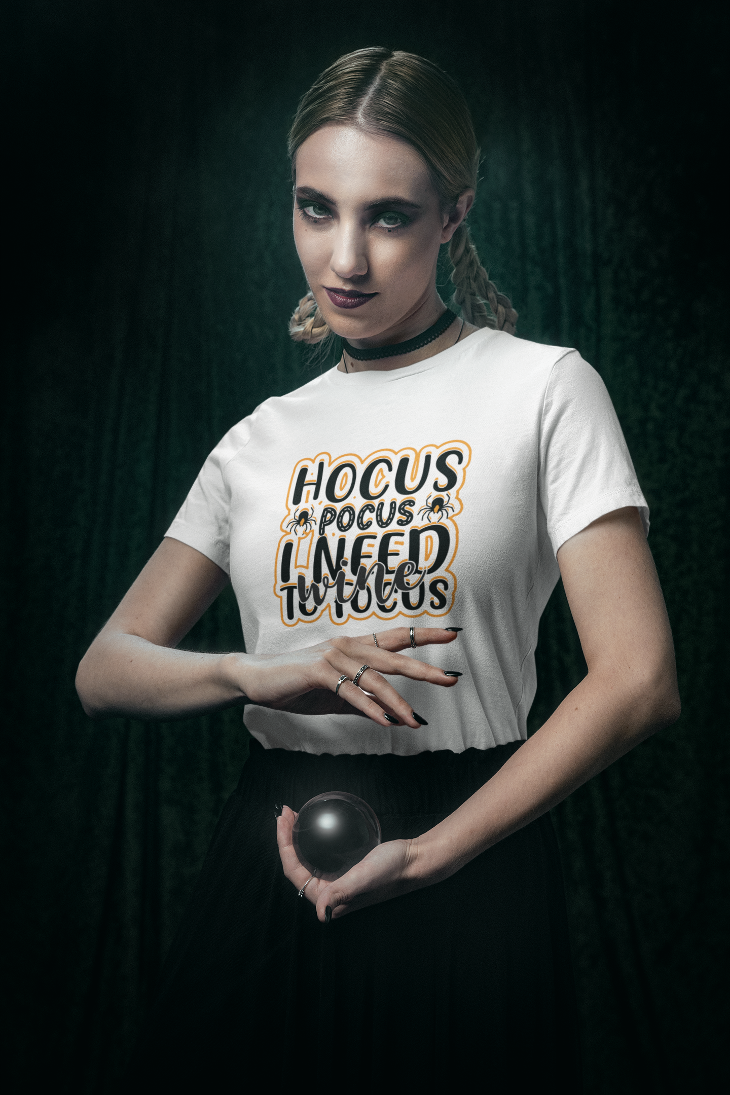 Hocus Pocus I Need Wine T-Shirt - Image 2