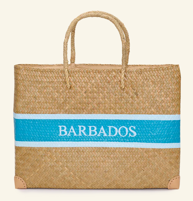 Lily&Bean Jumbo Straw Shopper - Image 2