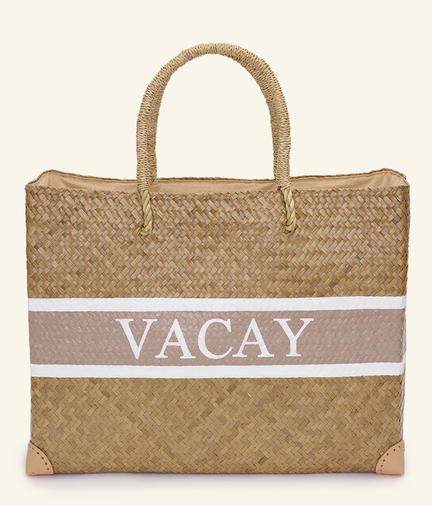 Lily&Bean Jumbo Straw Shopper - Image 4