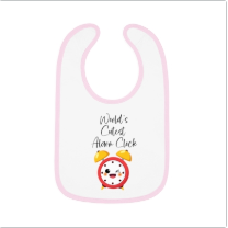 World's Cutes Alarm Clock bib - Image 4