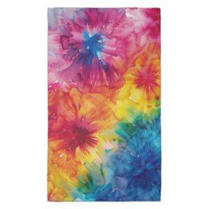Firework Tie Dye Beach Towel