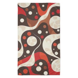 Retro Polka Dot Beach Towel