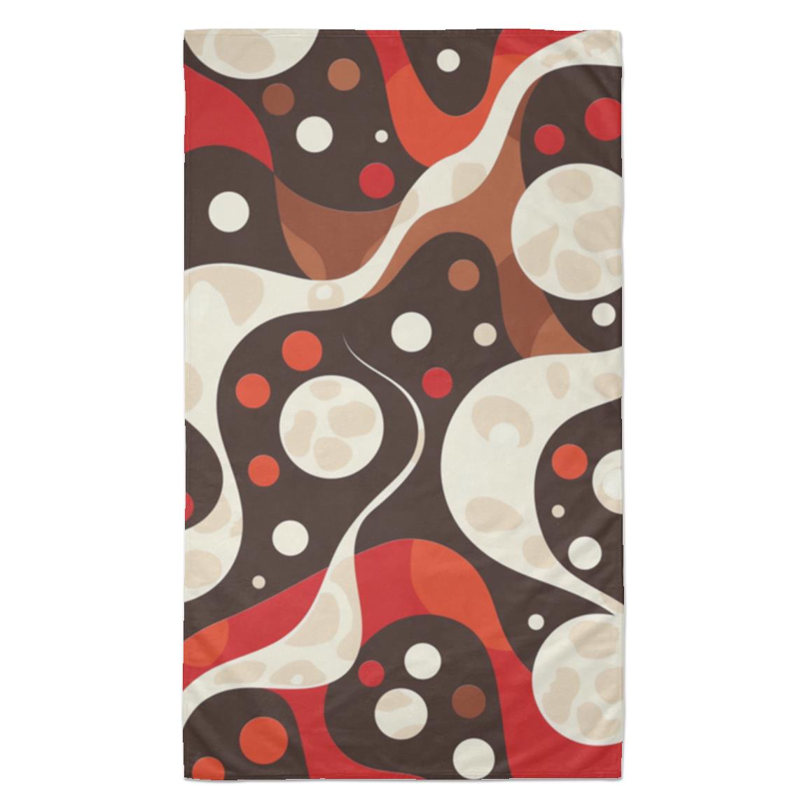 Retro Polka Dot Beach Towel