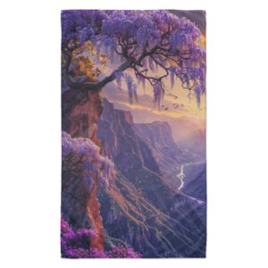 Wisteria Sunrise Beach Towel