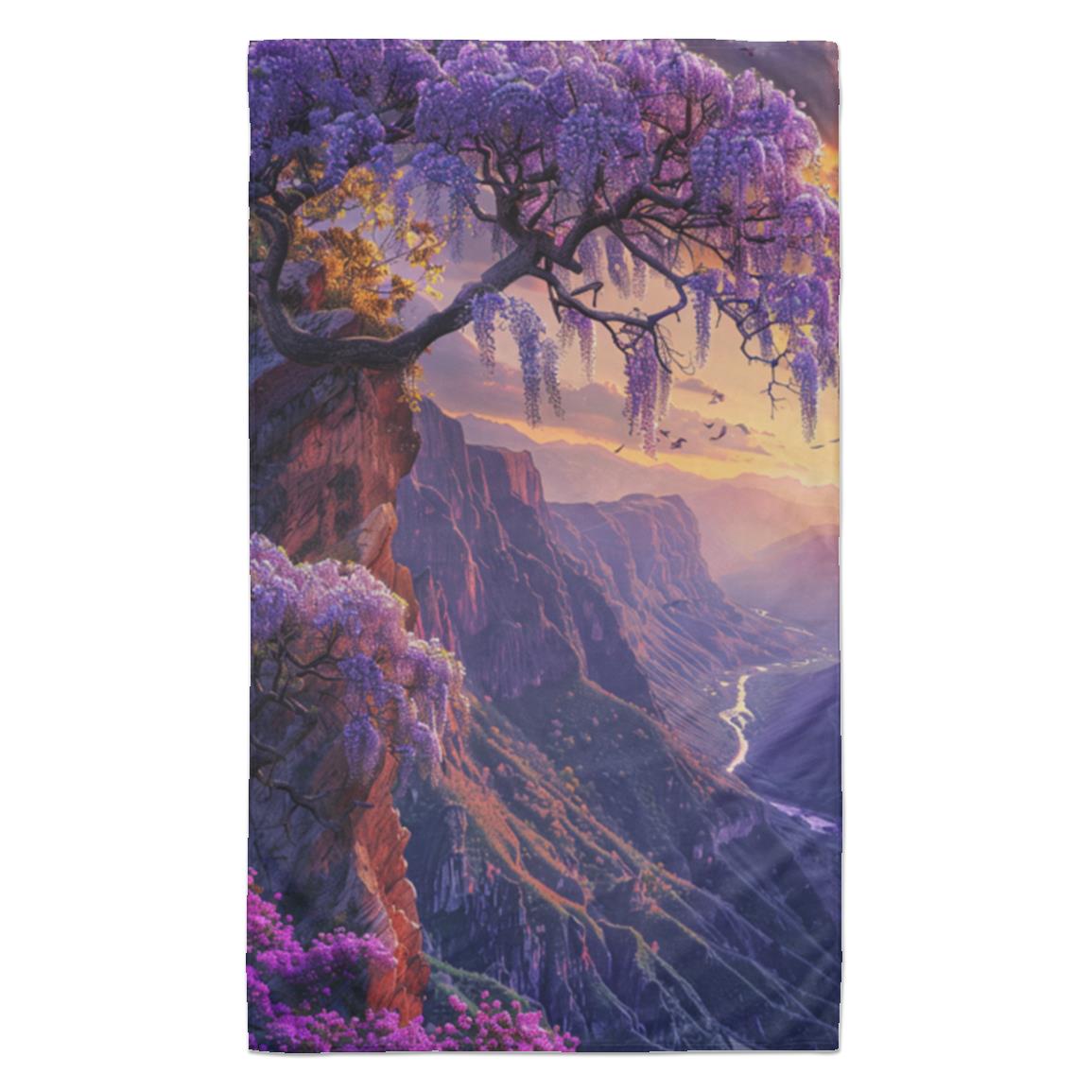 Wisteria Sunrise Beach Towel