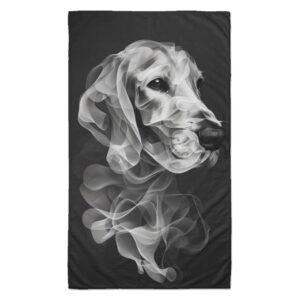 Wispy Lab Beach Towel