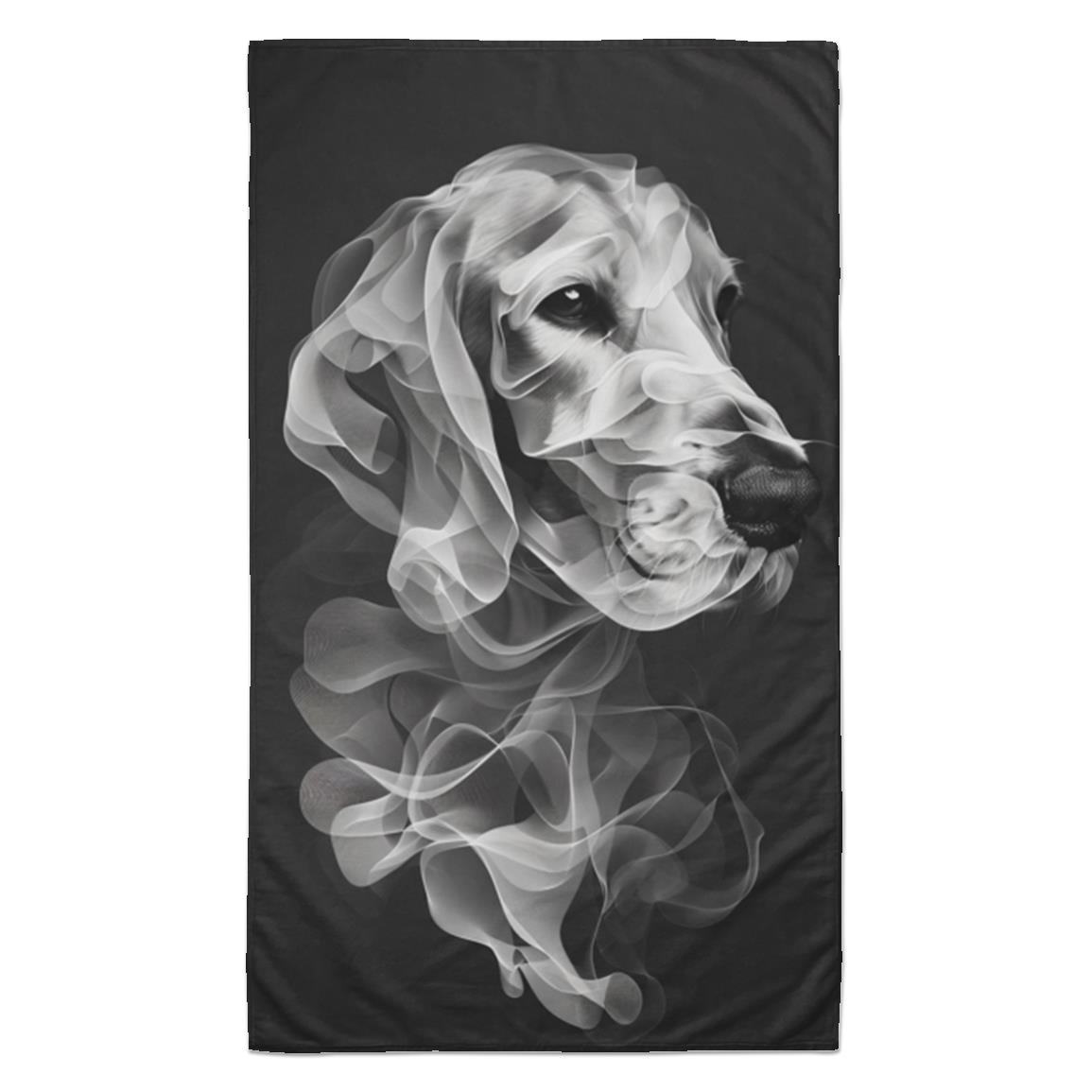 Wispy Lab Beach Towel