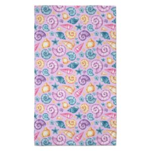 Colorful Seashells Beach Towel