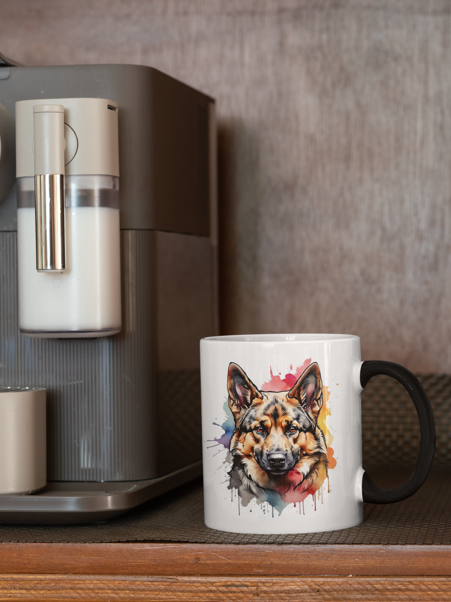 Watercolor German Shephard Mug