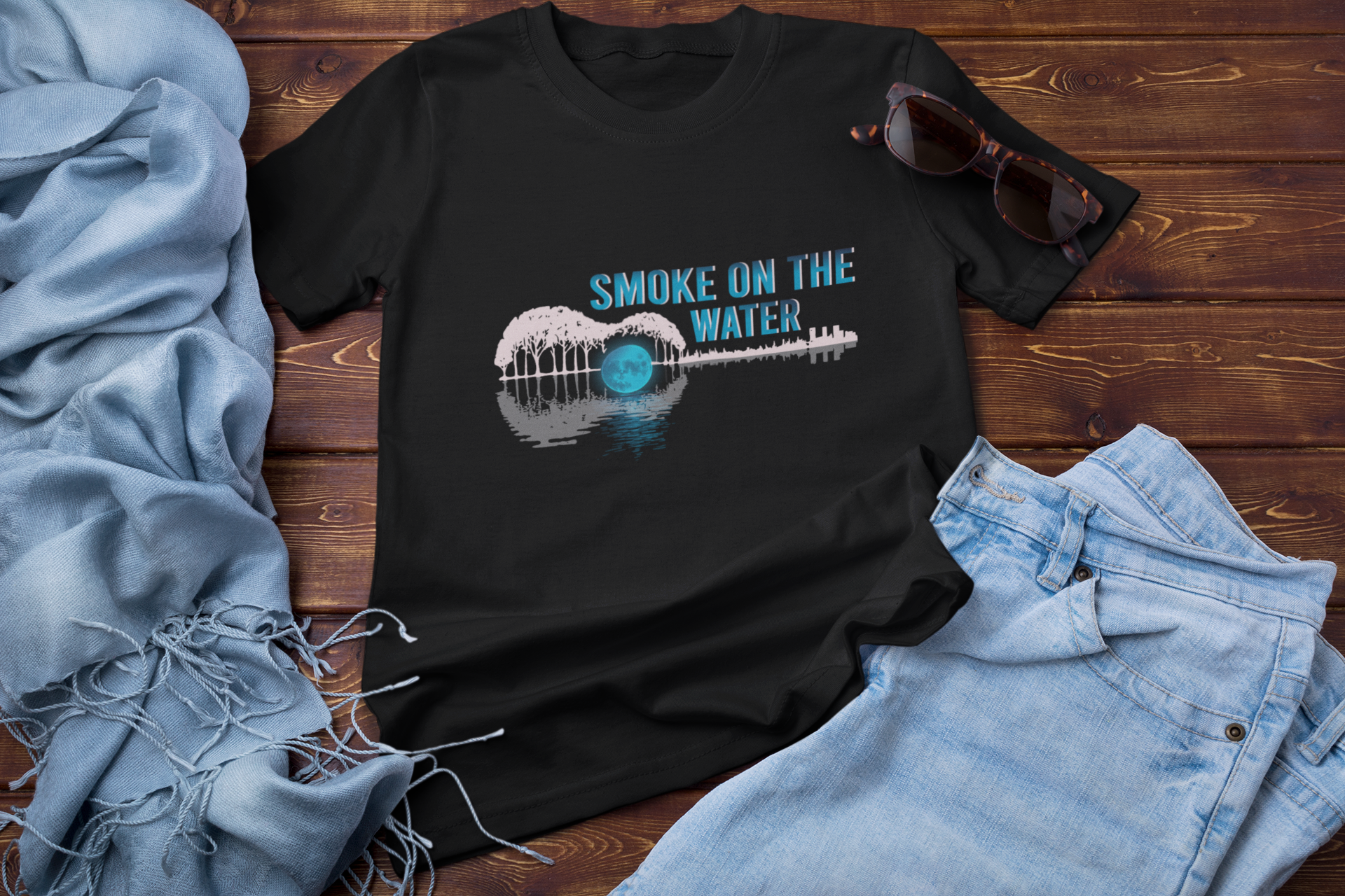 Smoke on the Water Guitar T-shirt