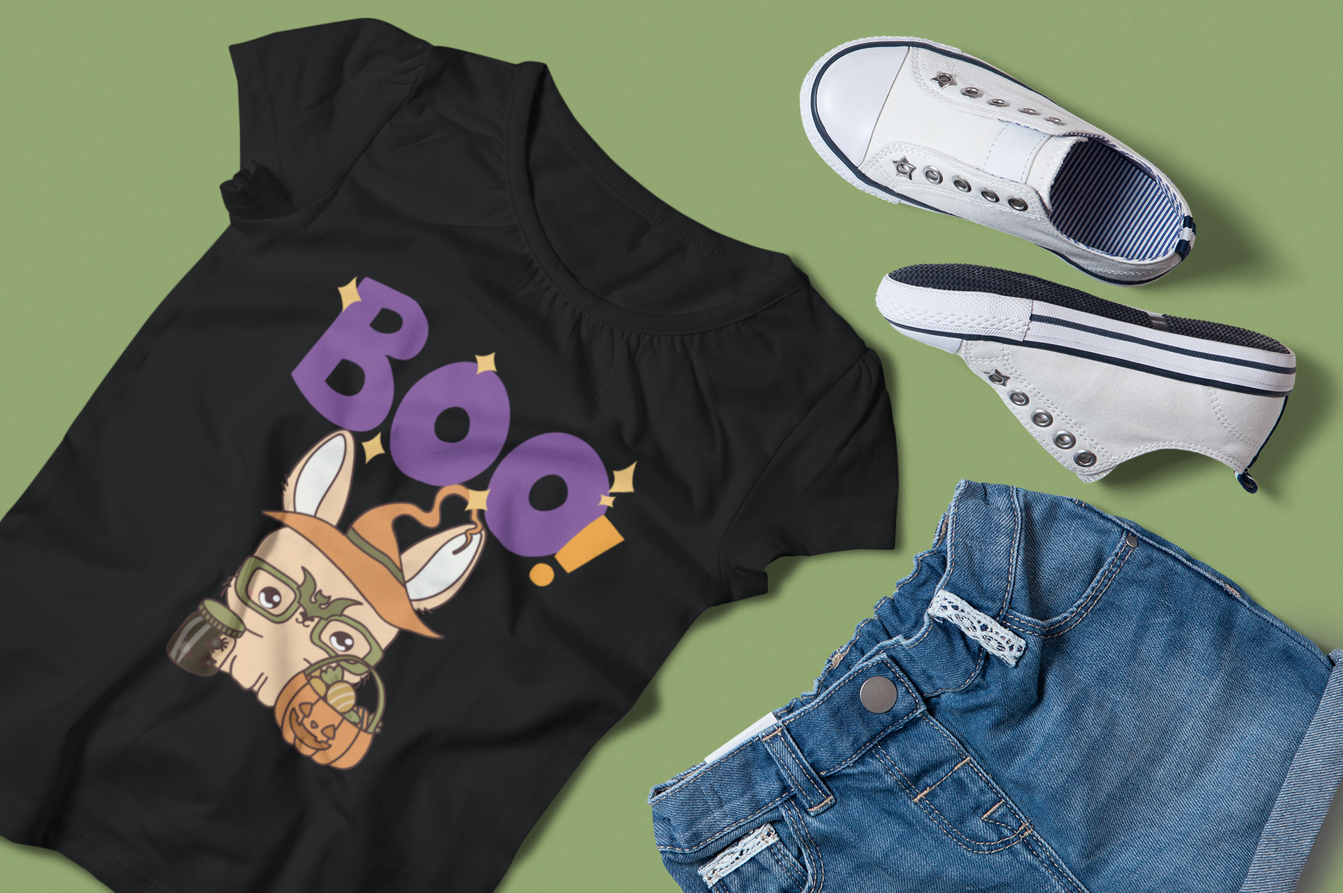 Boo Witch Cat T-Shirt