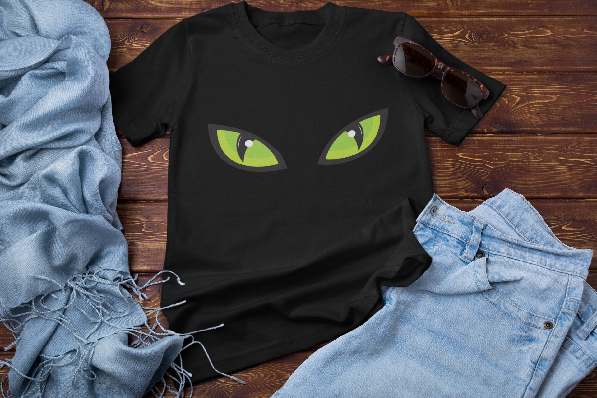 Black Cat Eyes T-Shirt