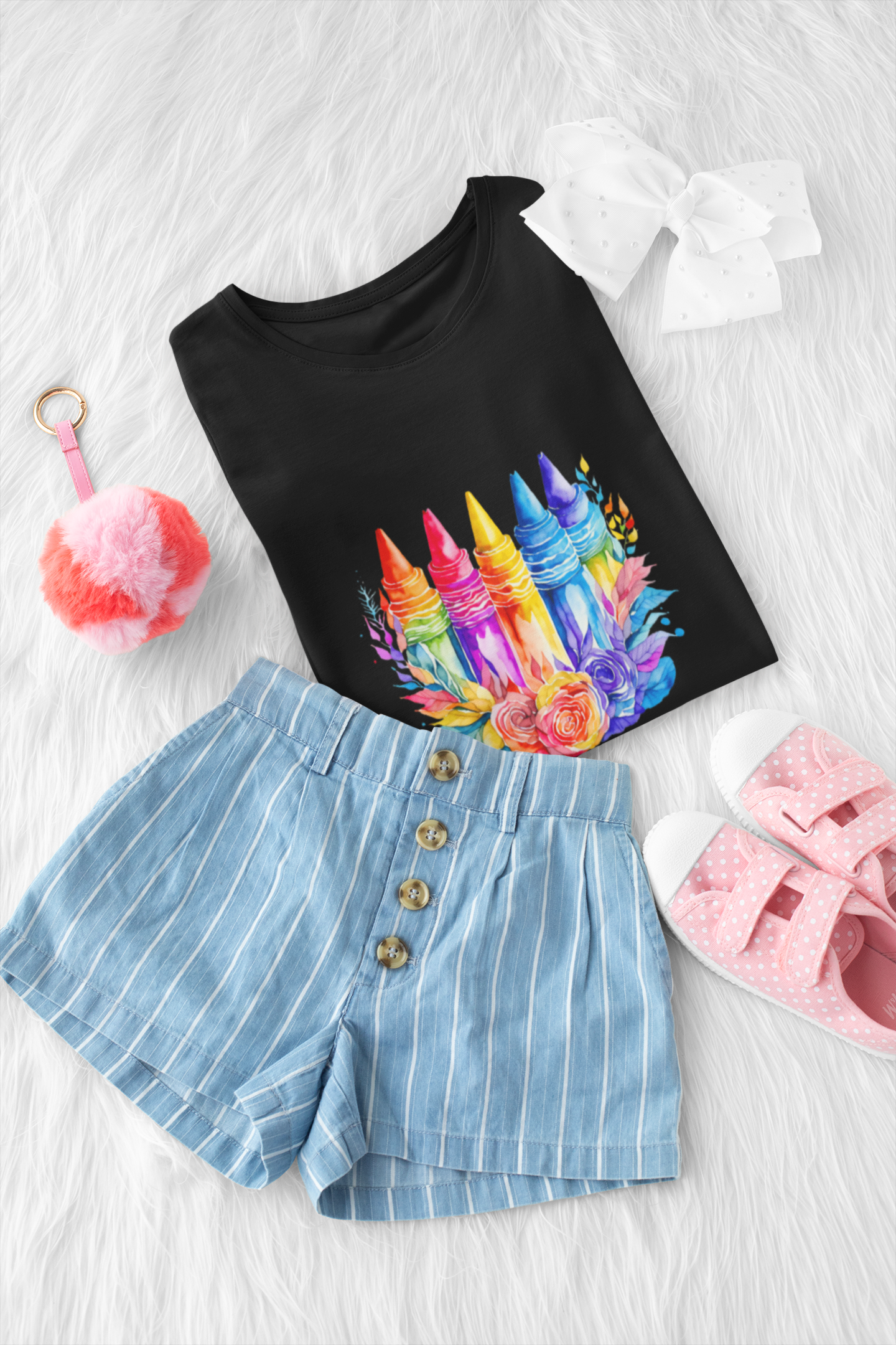 Colorful Crayons T-Shirt