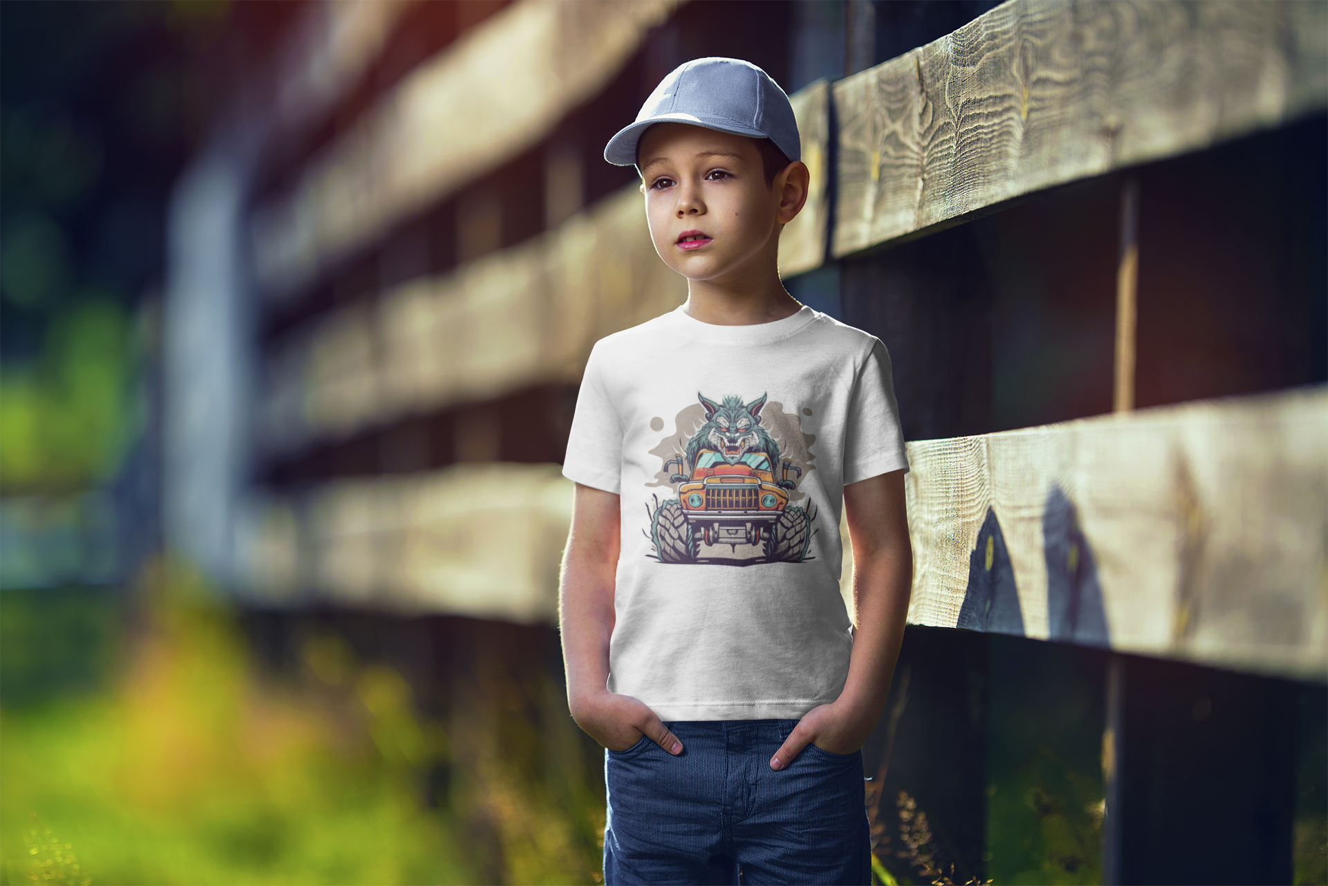 Werewolf Monster Truck T-Shirt - Image 2