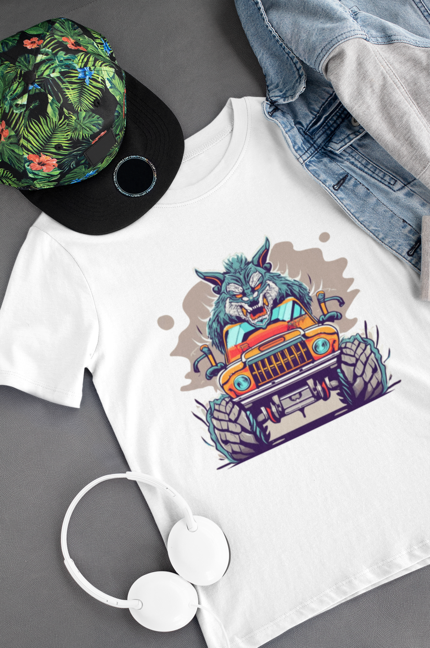 Werewolf Monster Truck T-Shirt