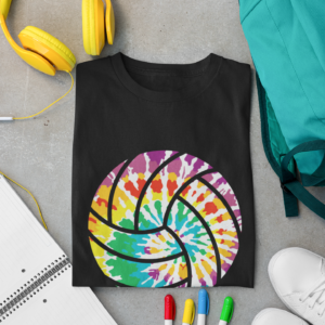 Tie Dye Volleyball T-Shirt