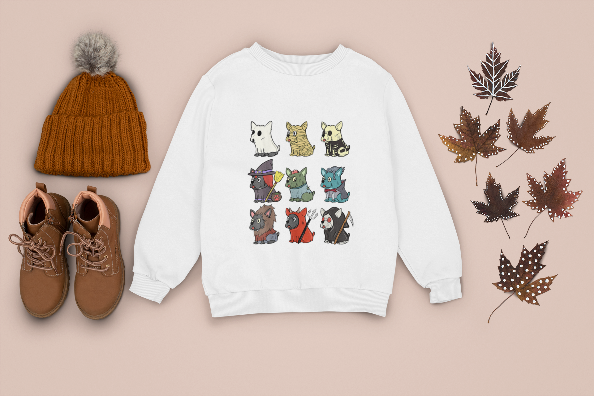 Halloween Dog Costume Sweatshirt