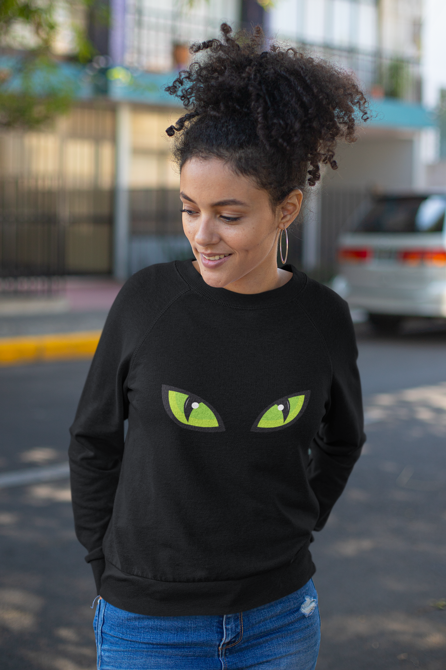 Cat Eyes Sweatshirt - Image 3