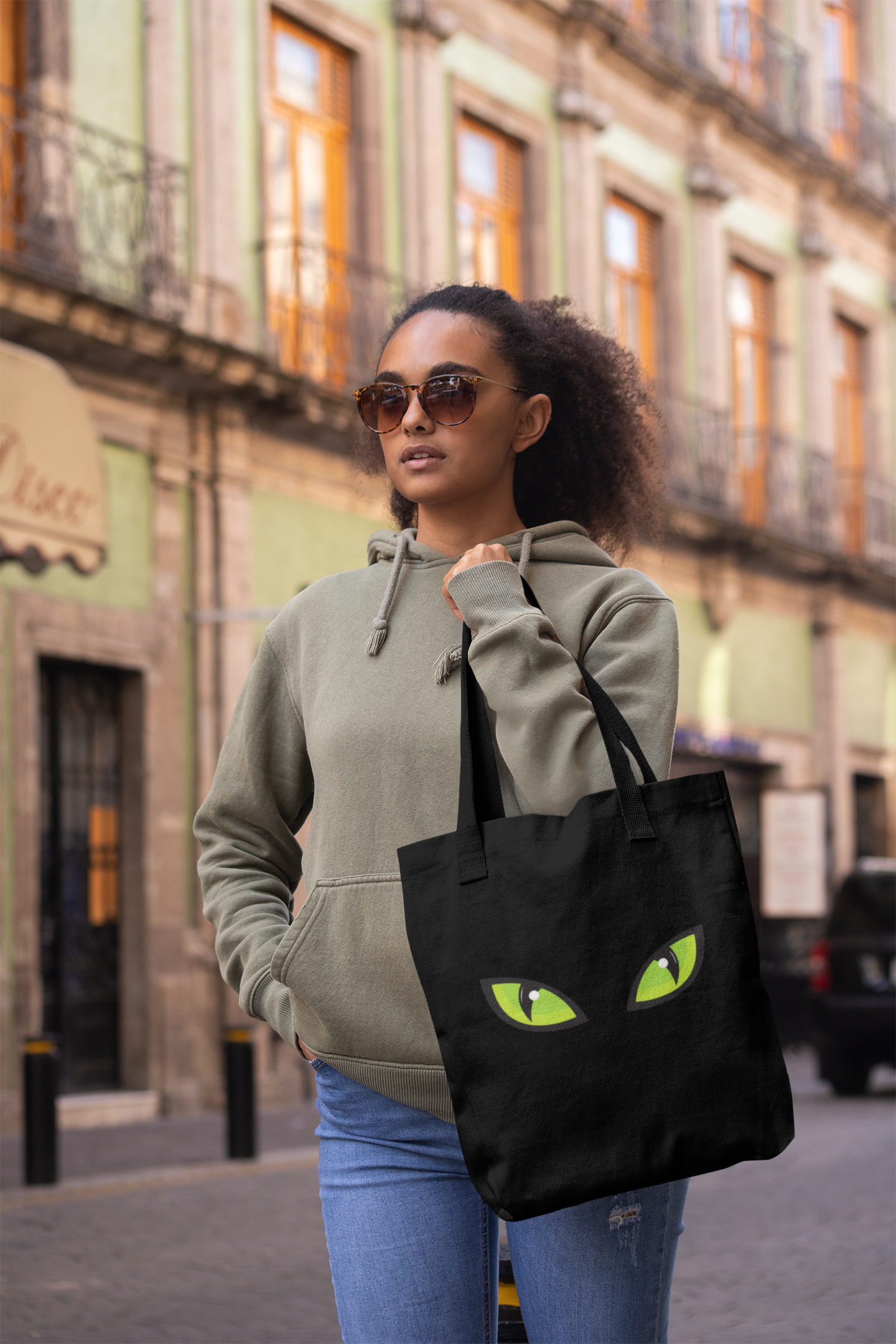 cat eye tote