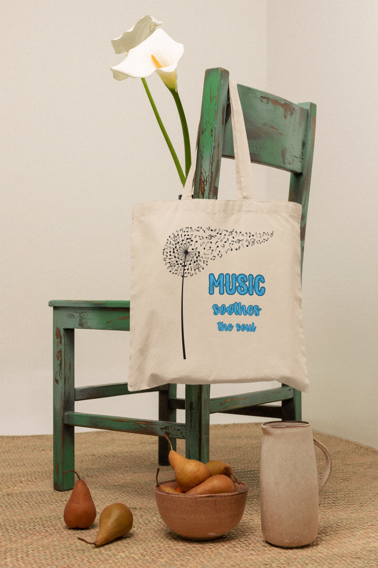 Music Soothes The Soul Tote Bag