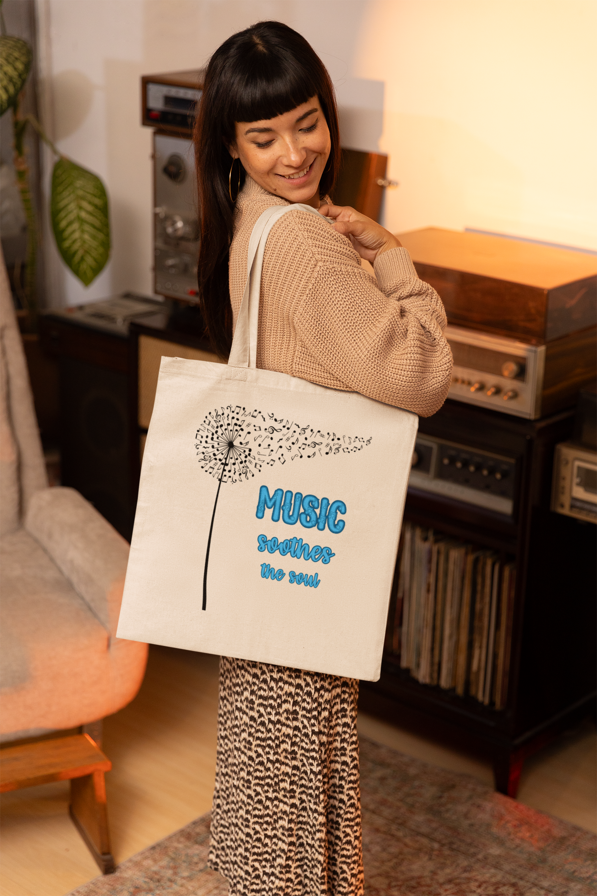 Music Soothes The Soul Tote Bag - Image 2