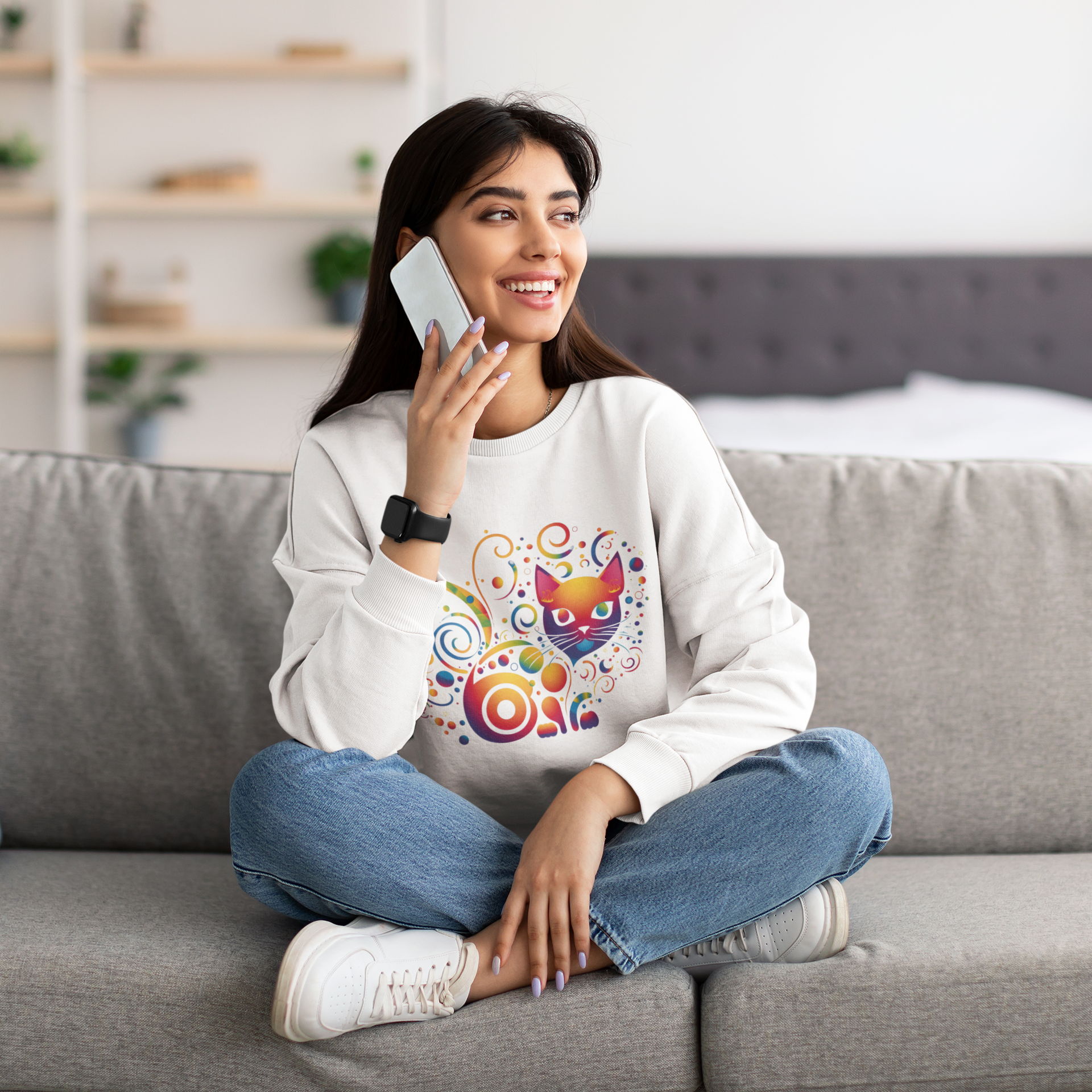 magical cat sweatshirt