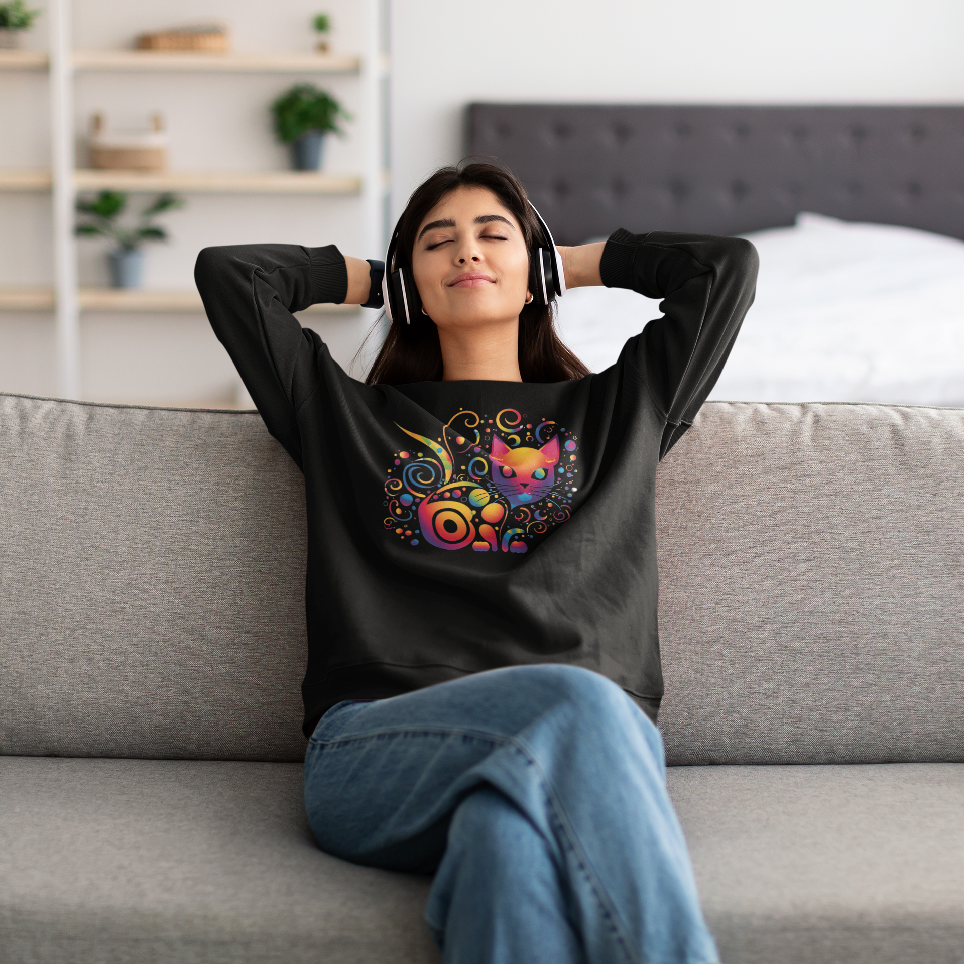 Magical Cat Sweatshirt - Image 2