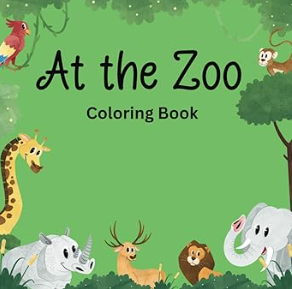 At The Zoo Coloring Book