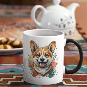 Watercolor Corgi Magic Mug
