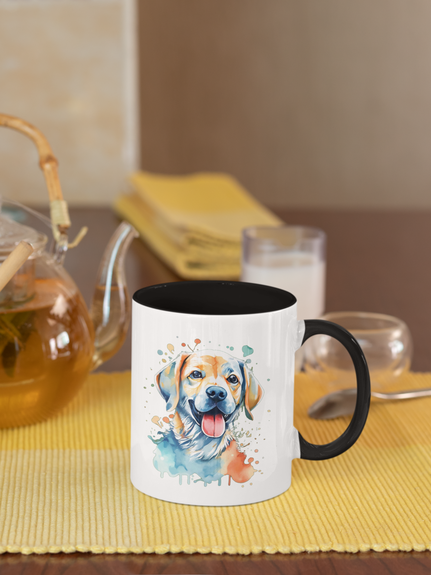 Watercolor Golden Labrador Magic Mug