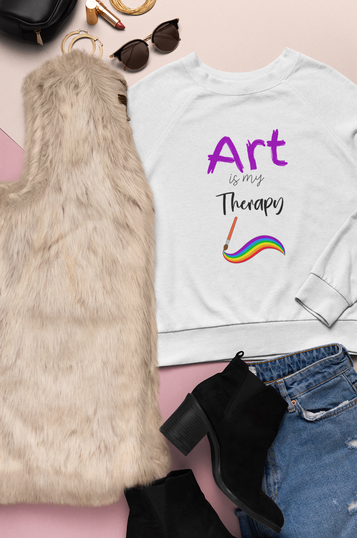 Art is my Therapy Sweatshirt